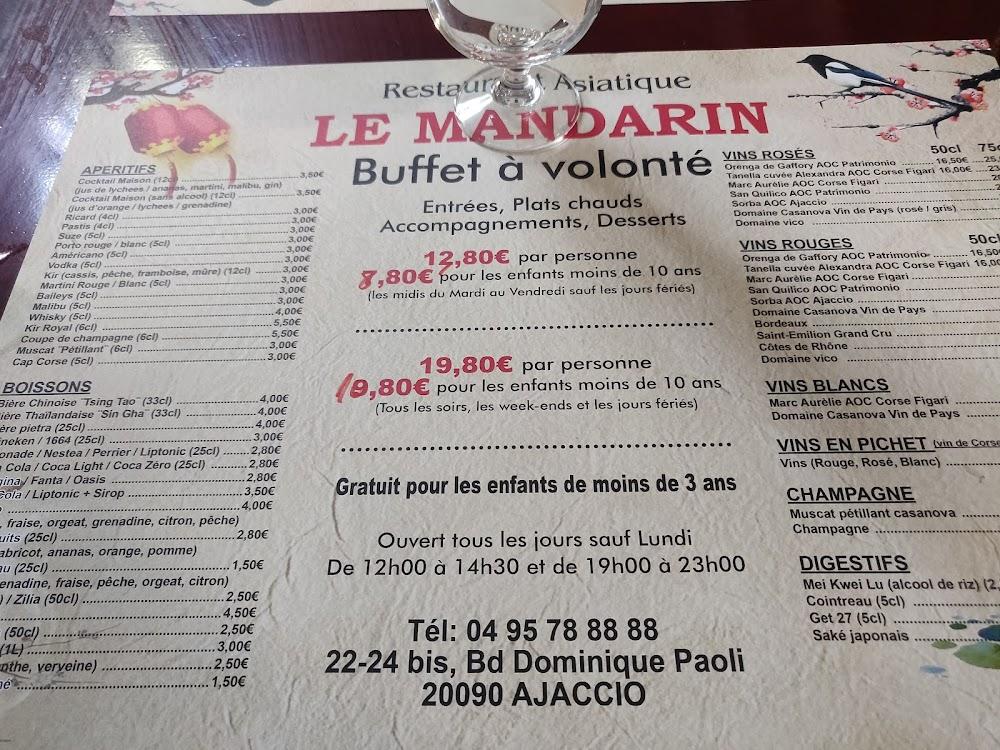 Le Mandarin - Menu Image 1